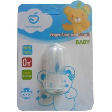 Smart Baby Finger Tongue Cleaner Brush Clear - Rokomari product